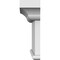 Ekena Millwork 121" Bottom Width x 124 1/8" Top Width x 6 1/8"H x 1/2"P Craftsman Crosshead CRH06X121PN-1 - alternate 3